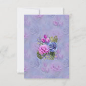 Zeer-Peri-blauw-violette kleur van het jaar 2022 R RSVP Kaartje (Achterkant)