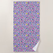 Zeer Peri Floral Meadow Strandlaken (Voorkant)
