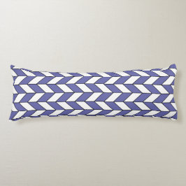 Zeer Peri Herringbone Chevron Pattern Lichaamskussen