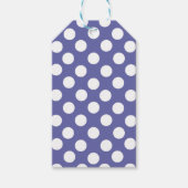 Zeer Peri | paarse witte peulstippen   Cadeaulabel (Voorkant)