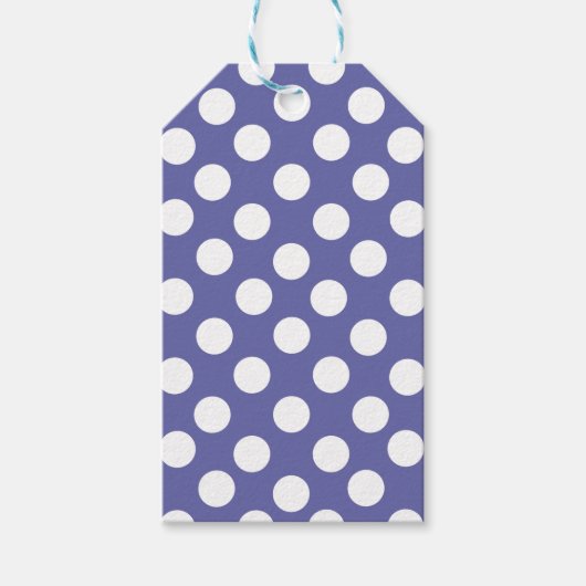 Zeer Peri | paarse witte peulstippen   Cadeaulabel (Voorkant)