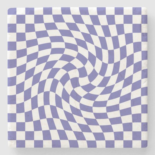 Zeer peri Verkeerde Controles Retro Psychedelic  Stenen Onderzetter (Voorkant)