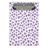 Zeer Peri Waterverf Heart Mini Klembord (Voorkant)