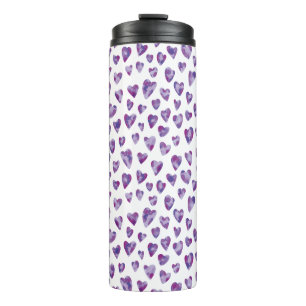Zeer Peri Waterverf Heart Thermosbeker