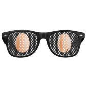 Zeer populair ei retro zonnebril (Voorkant)