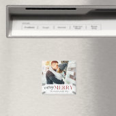 Zeer prettig, bijtende botanische kerstfoto magneet (Insitu (Vaatwasser))