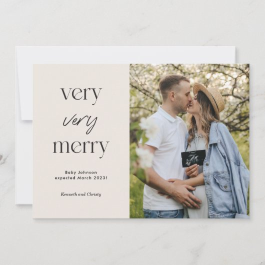 Zeer prettig feestdagenkaart (Voorkant)