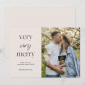 Zeer prettig feestdagenkaart (Voorkant / Achterkant)