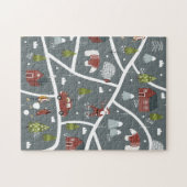 Zeer prettig kerstfeest Jigzaag Puzzle Legpuzzel (Horizontaal)