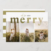 Zeer prettige fotofeestkaart feestdagenkaart (Voorkant / Achterkant)