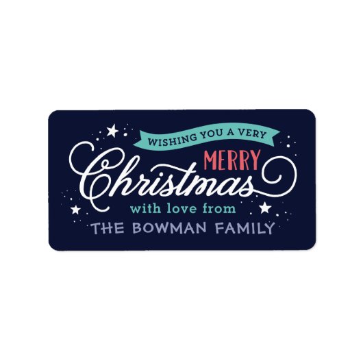 Zeer prettige kerstcadeautjes voor feestdagen etiket (Voorkant)