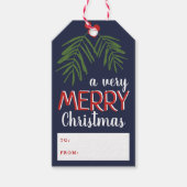 Zeer prettige kerstfeestdag in de Berry Branch Cadeaulabel (Voorkant)