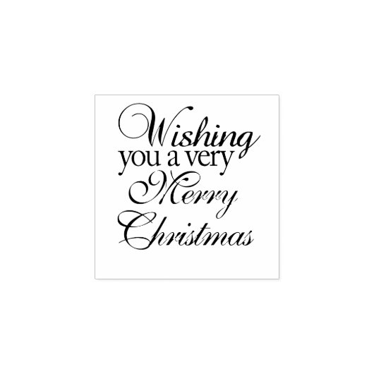 Zeer prettige kerstfeeststempel rubberstempel (Afrduk)