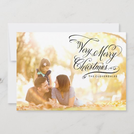 Zeer prettige kerstkaart (Voorkant)