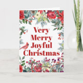 Zeer prettige kerstvakantie met waterverf kaart (Voorkant)