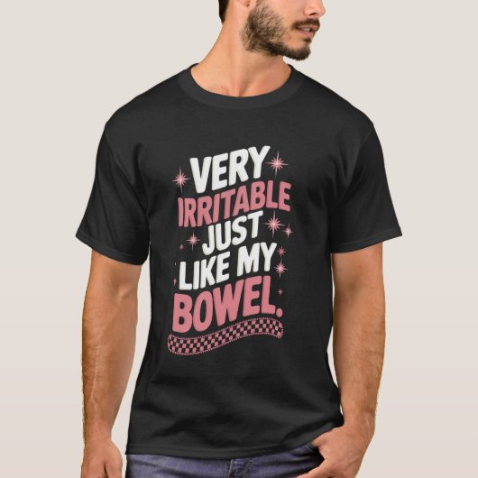 Zeer prikkelbaar net als mijn darm t-shirt (Voorkant)