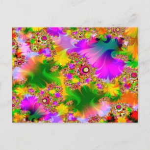Zeer psychedelisch briefkaart