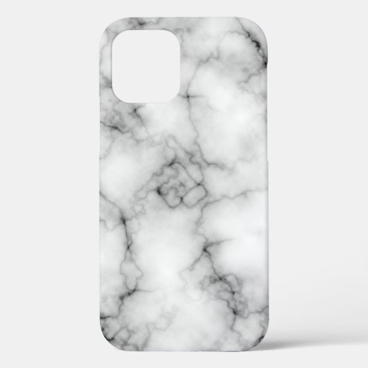 Zeer realistisch wit marmer Case-Mate iPhone case (Achterkant)