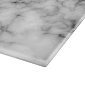 Zeer realistische witte marmer, natuurlijke steen snijplank (Hoek)