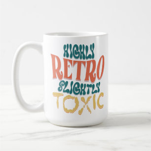 Zeer Retro Licht Giftige Vintage Typografie Koffiemok
