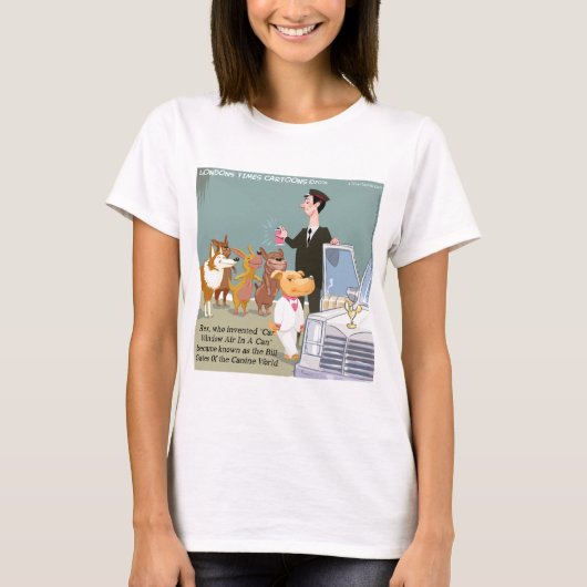 Zeer Rijke Hond Grappig T-shirt (Voorkant)