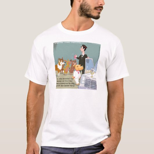 Zeer Rijke Hond Grappig T-shirt (Voorkant)