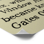 Zeer Rijke Hond Grappige Poster (Hoek)