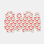 Zeer rode kersenpatroon gunstbox bedankdoosjes (Uitgevouwen)