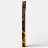Zeer roestige verbrande gouden, abstracte mozaïek Case-Mate iPhone case (Achterkant / Links)