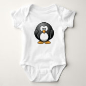 Zeer ronde pinguïn Baby T-shirt (Voorkant)