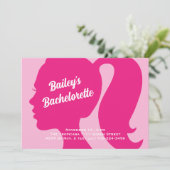 Zeer roze Bachelorette Kaart (Staand voorkant)