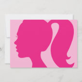 Zeer roze Bachelorette Kaart (Achterkant)