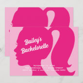 Zeer roze Bachelorette Kaart (Voorkant / Achterkant)