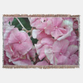 Zeer roze hydrangea deken (Voorkant)