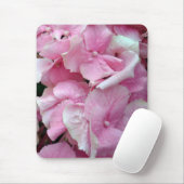 Zeer roze hydrangeas muismat (Met muis)
