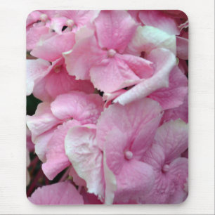 Zeer roze hydrangeas muismat
