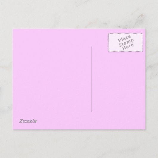 Zeer roze sparen het Roos van de Datum Aankondigingskaart (Achterkant)