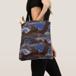 Zeer rustige, donkere wolken met drooggestuwde ver tote bag