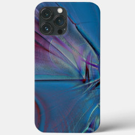 Zeer ruwe royal blue digital texture in aged hut Case-Mate iPhone case