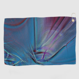 Zeer ruwe royal blue digital texture in aged hut golfhanddoek