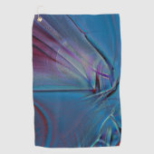 Zeer ruwe royal blue digital texture in aged hut golfhanddoek (Voorkant)