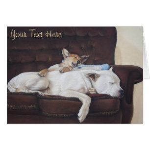 zeer schattig afbeelding van bruine puppy & witte 