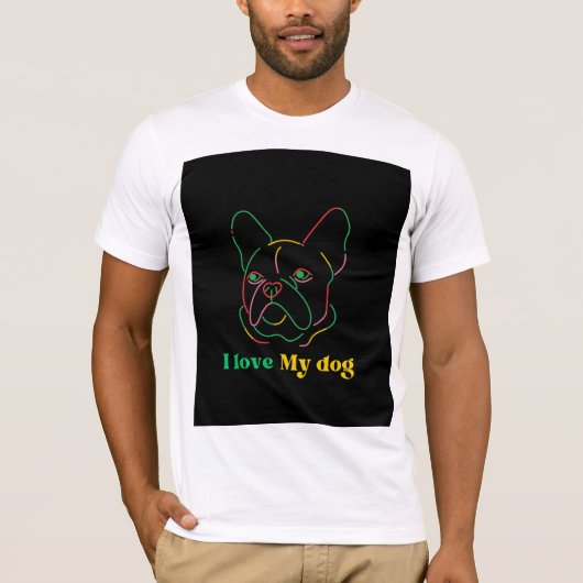 Zeer schattig hond T-shirt ontwerp (Voorkant)