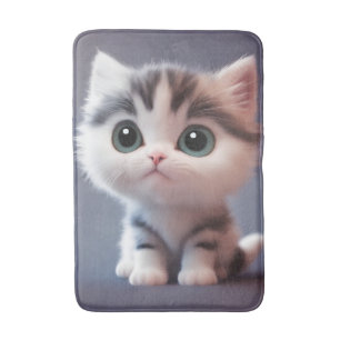 Zeer schattig kitten badmat