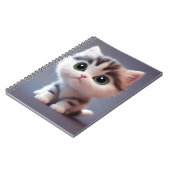 Zeer schattig kitten notitieboek (Linkerzijde)