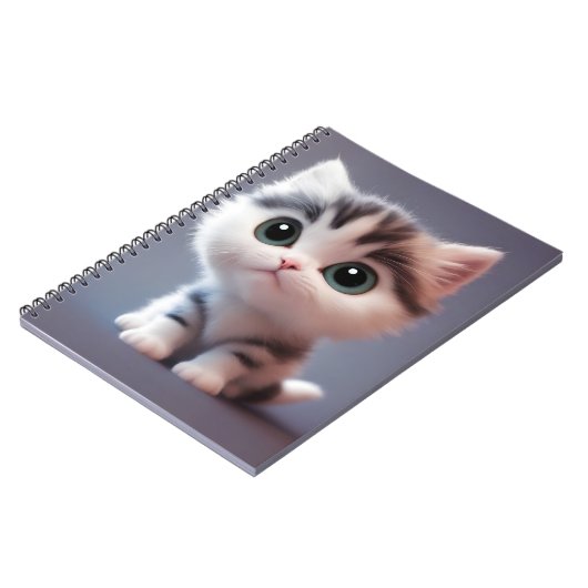 Zeer schattig kitten notitieboek (Linkerzijde)