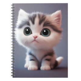 Zeer schattig kitten notitieboek