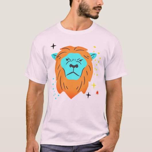 Zeer schattig leeuw T-shirt ontwerp (Voorkant)