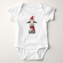 Zeer Schattige Kerstgeit Kind Santa Holiday Goat Romper