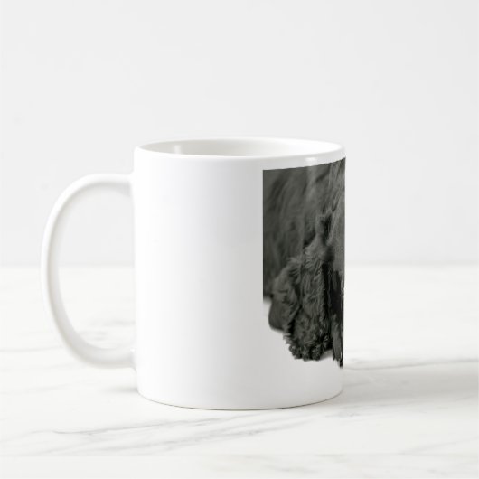 Zeer schattige puppy koffiemok (Links)